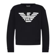 Sweatshirt med logo