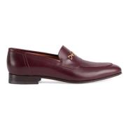 Burgundy Horsebit Loafers