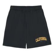 Sorte California Gym Shorts med Logo