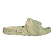 Topografisk Kortinspireret Magic Lime Sandaler