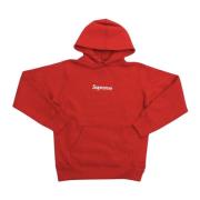 Begrænset Oplag Rød Box Logo Hættetrøje