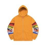 Begrænset udgave Multi Logo Zip Up Hoodie