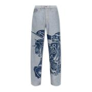 Jeans med logoet