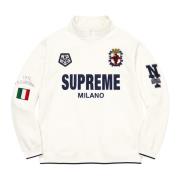 Milano Half Zip Pullover White