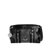 Sort Studded Taske