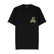 Teddy Bear Print T-shirt Sort