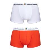 To-pakke boxerbriefs med logo