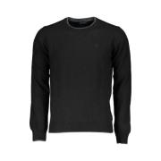 Elegant Kontrast Broderet Sweater