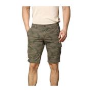 Camouflage Cargo Bermuda Grøn Beige