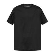 T-shirt med broderet logo