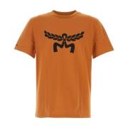 Orange bomulds T-shirt