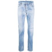 Slim Fit Jeans Bomuld Elastan Italien