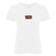 Bomuld T-shirt med Logo Broderi