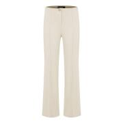 Flared Leg Elastic Waist Pants