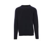 Blå Uld Cashmere Sweater