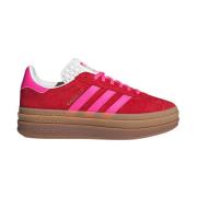 Fed Rød Pink Gazelle Sneakers