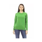 Luksuriøs Smaragdgrøn Elegance Uld Kashmir Sweater