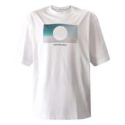 Cut Out Box Grafisk T-shirt