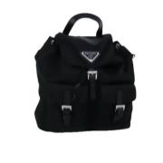 Pre-owned nylon prada-tasker