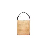 Rattan Box Tote Bag