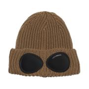 Merino Wool Goggle Beanie Hat