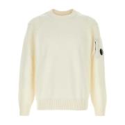 Ivory Wool Blend Sweater