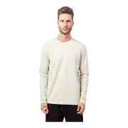 Beige Langærmet Sweater