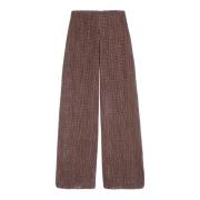 Velour Wide Leg Pants