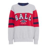 Kinesisk Rød Sweatshirt Batomasso Stil