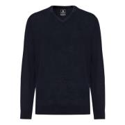 Merino Uld V-Hals Pullover