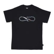 Sort Logo Chain Tee Kortærmet