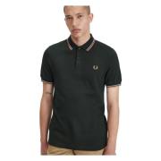 Grøn Twin Tipped Polo Skjorte