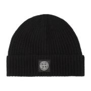 Sort Uld Beanie Hat AW24