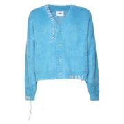 Mohair Strik Cardigan, Oversize Pasform