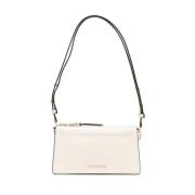 Optisk Hvid Crossbody Taske