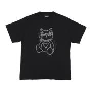 Sort Kitten Print Tee