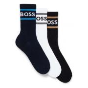 Rib Stripe Cc 3P Socks