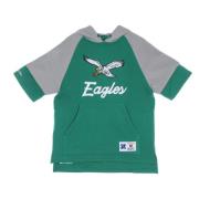 NFL Eagles Short Sleeve Hoodie Grøn