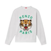 Lucky Tiger Broderet Sweatshirt