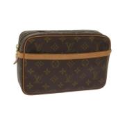 Pre-owned Canvas louis-vuitton-tasker