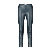 Faux Leather Pull-On Pants Sabrina