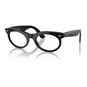 OVAL WAYFARER Briller Sort