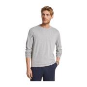 Heather Grey Core Jersey Crew Sweater