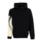 Sort Side Hoodie Langærmet