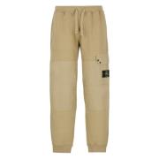 Beige Cargo Bukser Elastisk Talje