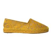 Gule Blonde Espadrille Loafers Sko