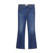 Slim Cropped Jeans med Nano Bubble Teknologi