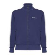 Navy Blue Track Jacket med Logo