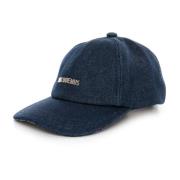 Indigo Denim Six-Panel Cap