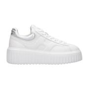 Hvide Sneakers Nappa Ikonisk Stil